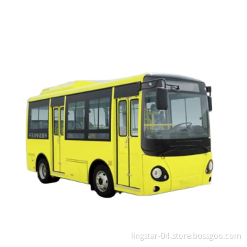 Nuova energia 6m 15+1 sedili a 4 ruote motori posteriore Luxury Electric City Bus Mini Bus